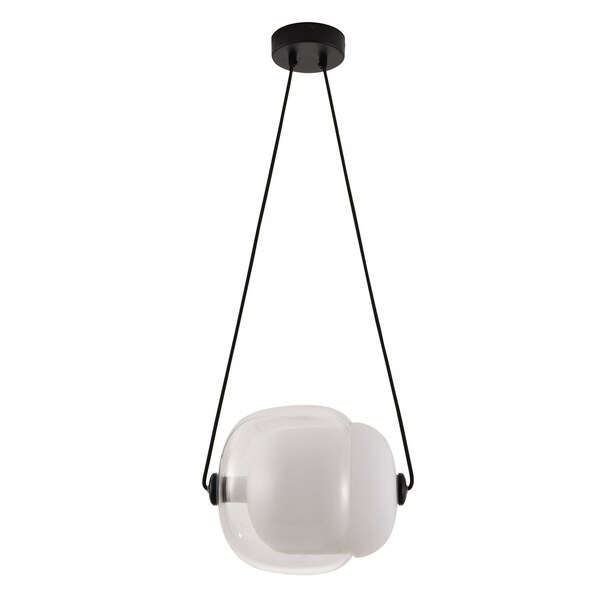 Led Pendant In Black Finish